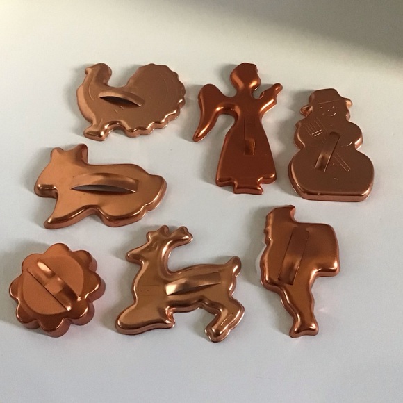 Vintage copper cookie cutters - Picture 2 of 2